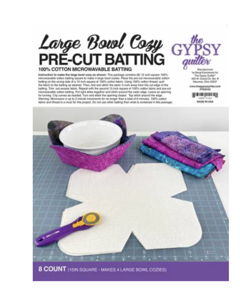 Large Bowl Cozy Pre-Cut