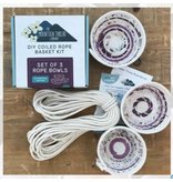 Coiled Rope Basket Kit Set of 3 Bowls
