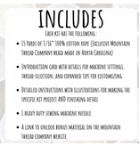 Coiled Rope Basket Kit Set of 3 Bowls