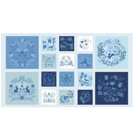Lewis & Irene Forget Me Not Lane 5" and 10" Squares Panel