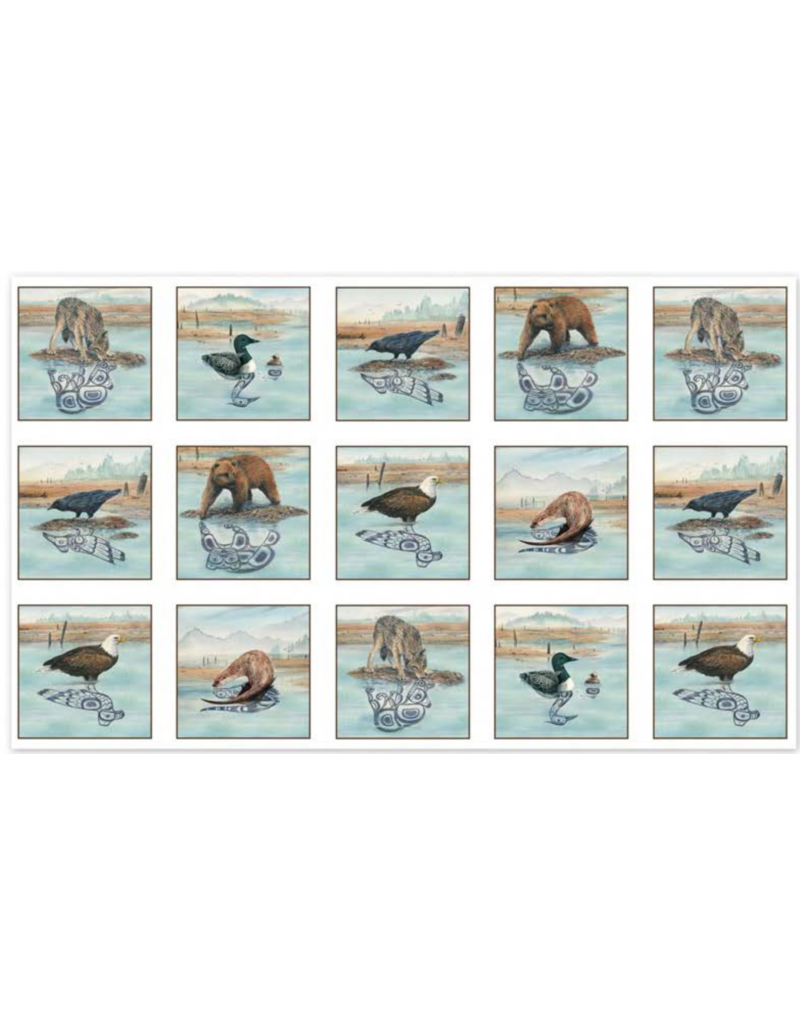 Elisabeth's Studio Native Reflections - Panel - White