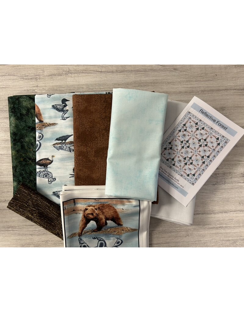 Reflective Forest Quilt Kit (63"x79")