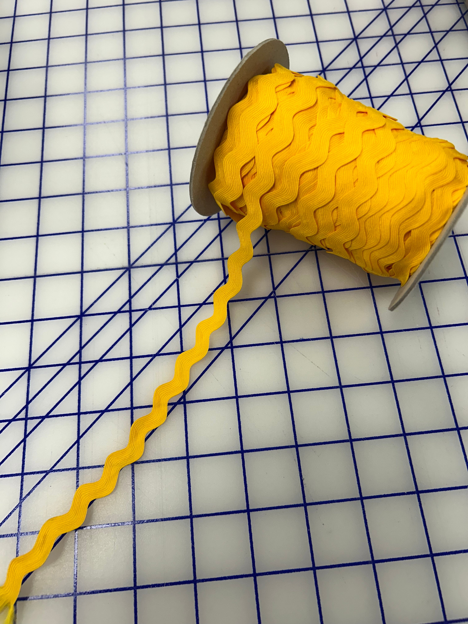 15 mm polyester Rick Rack Gold - Dominion Sewing Centre & Studio