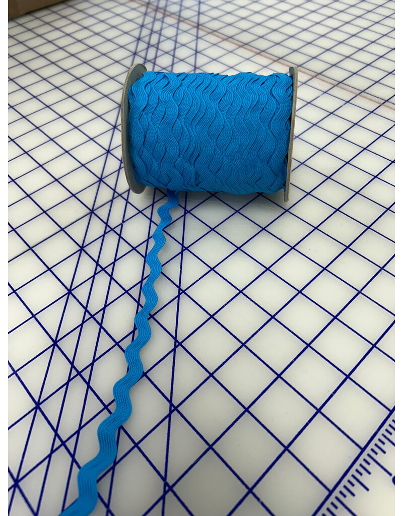 15 mm polyester Rick Rack Light Blue