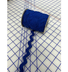 24 mm polyester Rick Rack Royal Blue