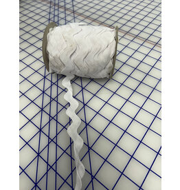 24 mm polyester Rick Rack White