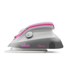 Oliso Mini Iron With Trivet Raspberry