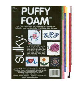 SULKY Puffy Foam - 12 Colour Assortment - 3mm (1⁄8″)