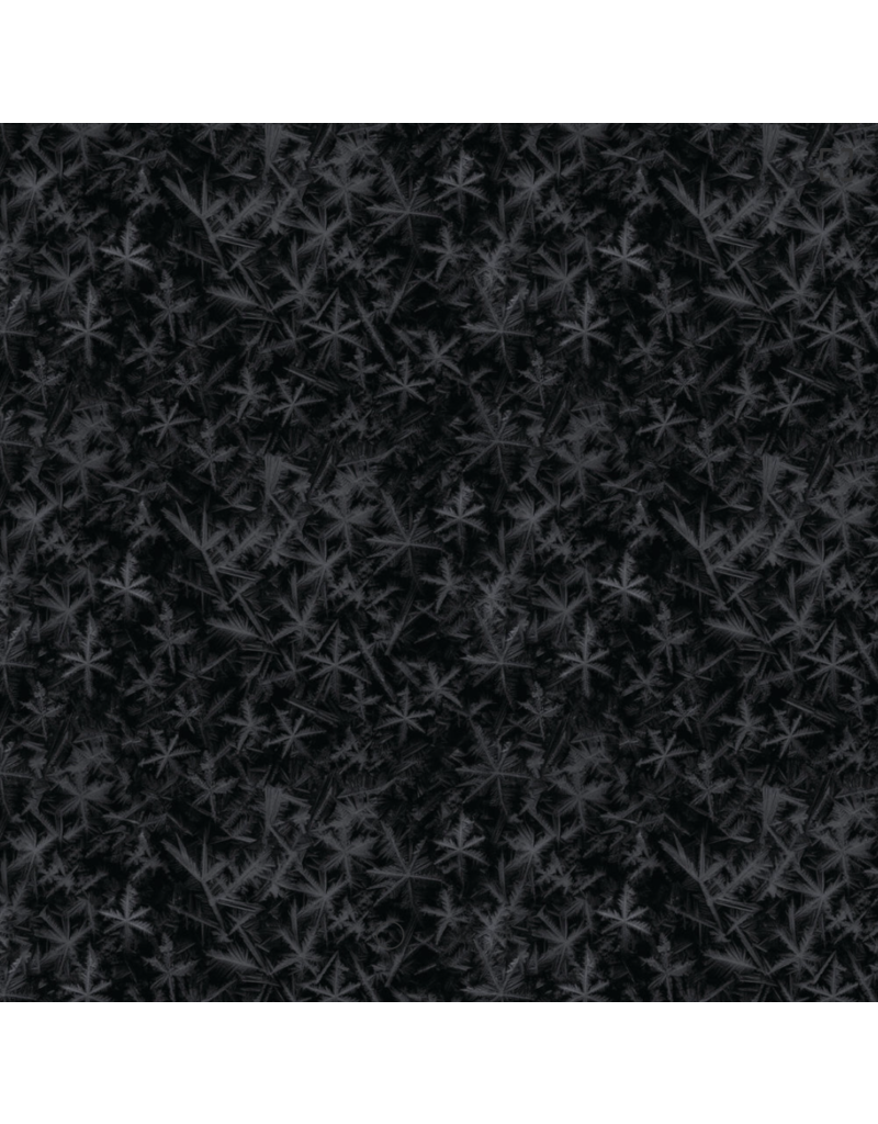 Camelot Fabrics Strokes of the Wild -Frost-Black