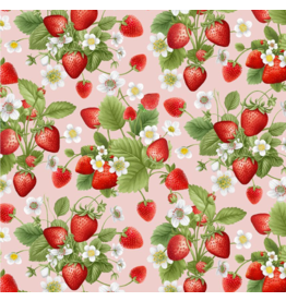 Timeless Treasure Berry Sweet Bouquet - Pink