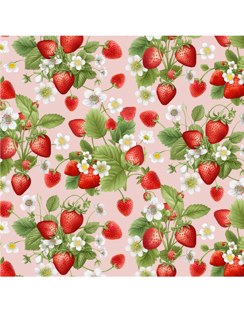 Timeless Treasure Berry Sweet Bouquet - Pink