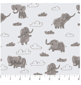 Lucky Day Elephants Gray  F90966-90