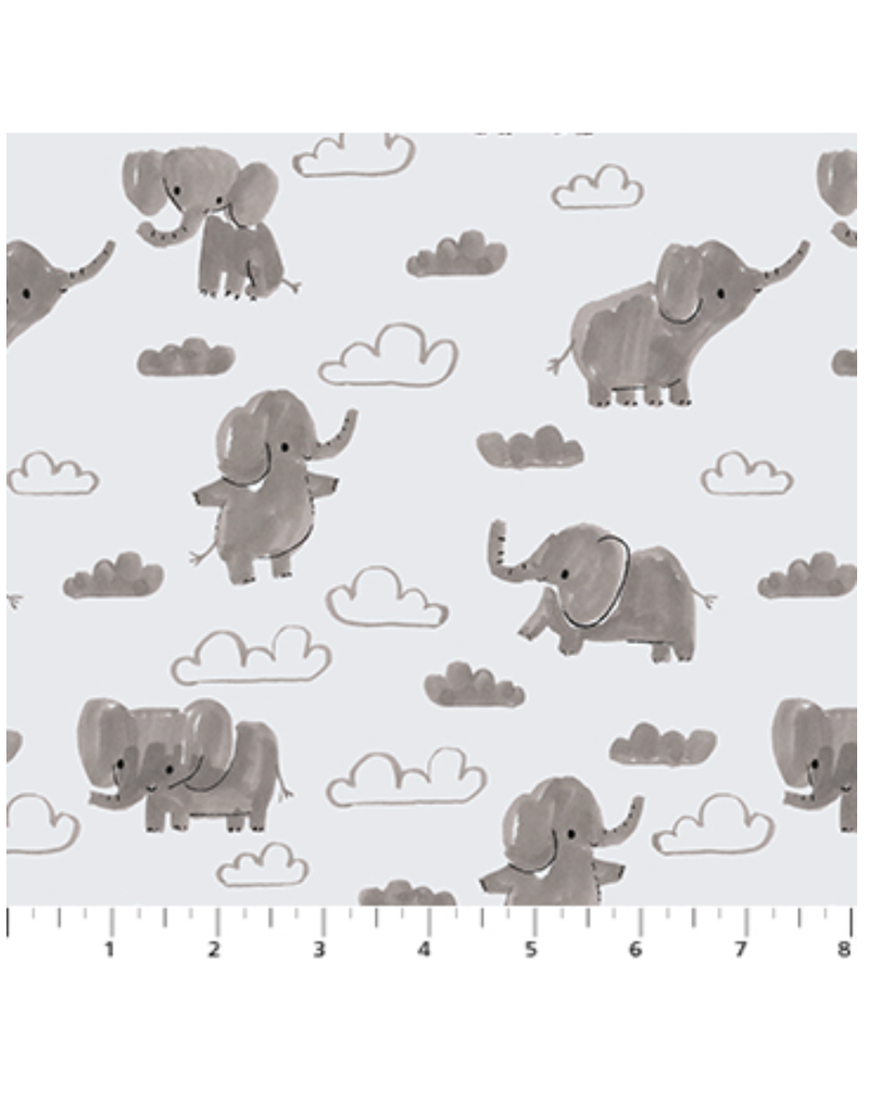 Lucky Day Elephants Gray  F90966-90