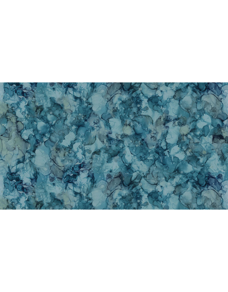 Northcott Highland View - Texture 2- Blue DP28592-44