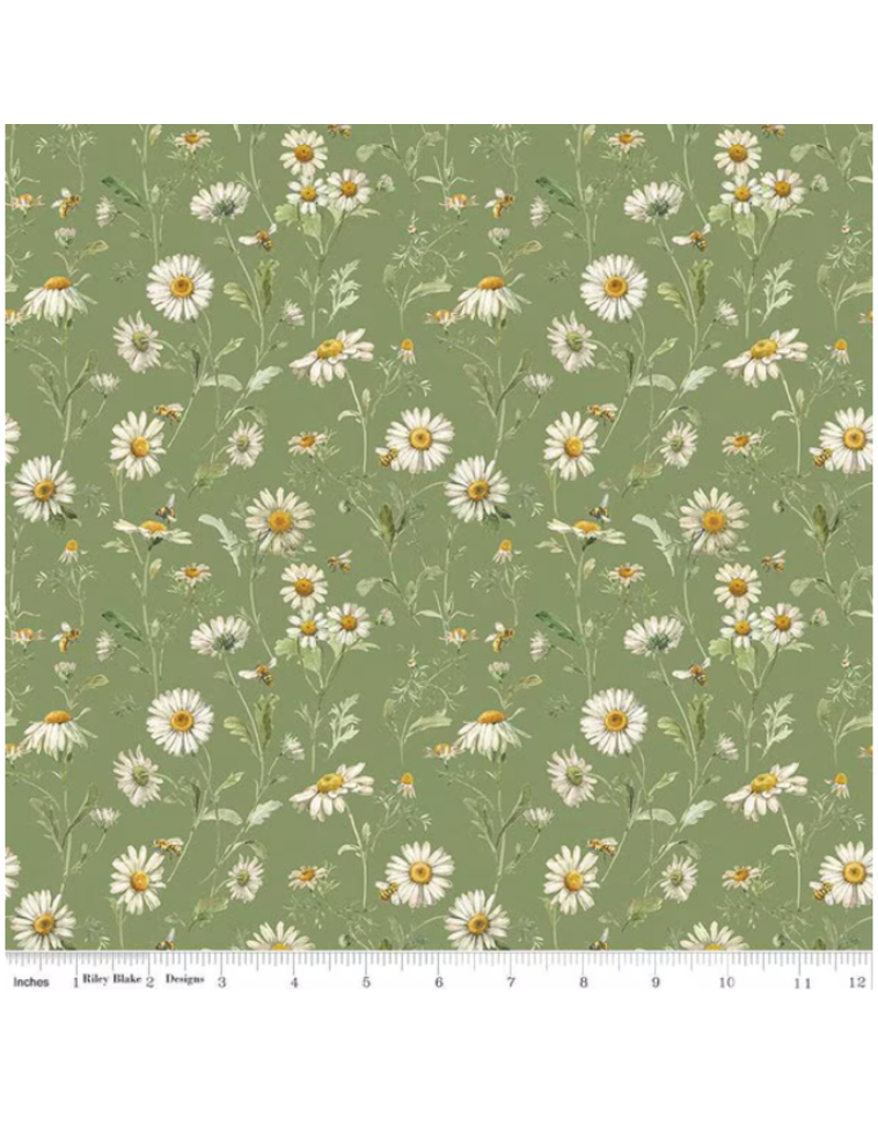 Love Me More - Daisies - Green