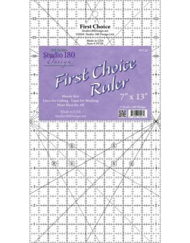 First choice Ruler - 7'' x 13''