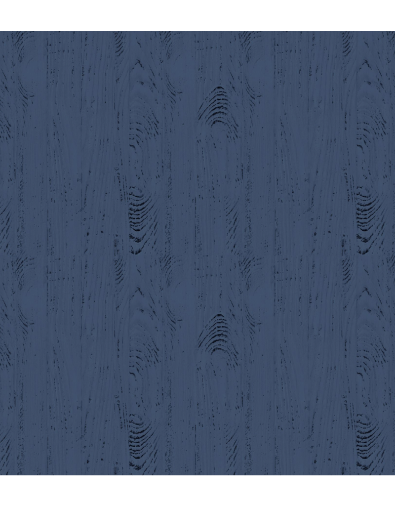 Wilmington Prints Lake Retreat-Wood Texture Navy