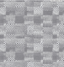 Wilmington Prints Lake Retreat-Diamond Patchwork Texture Gray