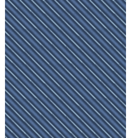 Wilmington Prints Lake Retreat-Diagonal Navy Stripe