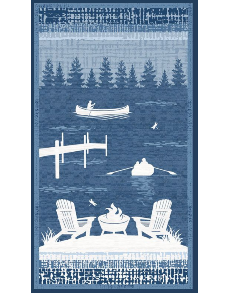 Wilmington Prints Lake Retreat-Large Panel