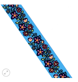 Jackie Traverse Ojibway Florals Ribbon 2 RI-JTF2-TURQ