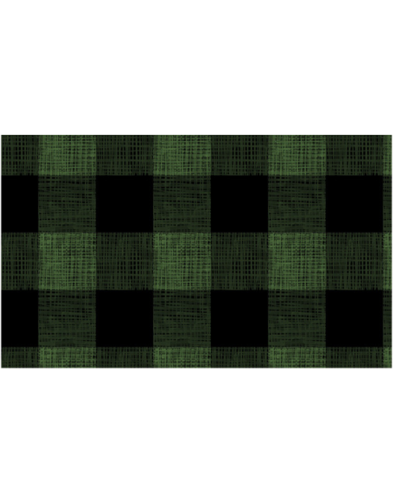 Camelot Fabrics Fun on Tap-Buffalo Plaid Green