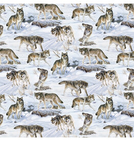 Northcott Wild at Heart - Wolves