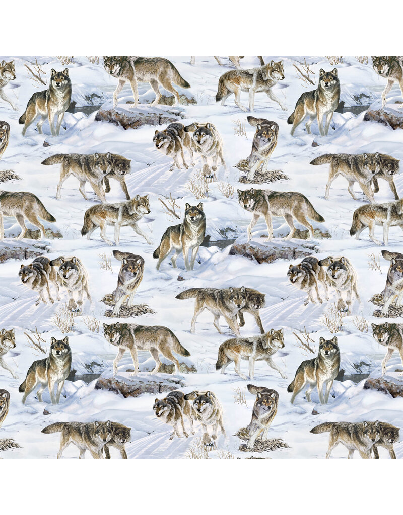 Northcott Wild at Heart - Wolves