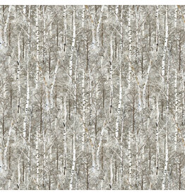 Northcott Wild at Heart - Forest Dark Taupe