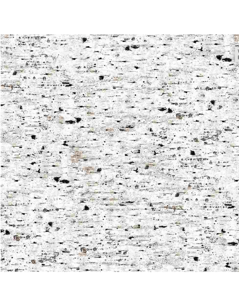 Timeless Treasure Misty Mountain - Birch Tree Texture  - CD1646