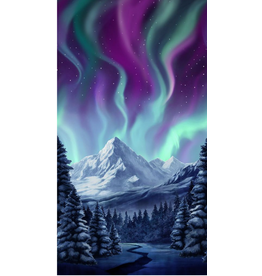 Timeless Treasure Northern Lights Panel - CD3494