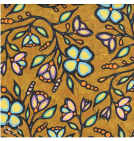 Ojibway Florals Canvas by Jackie Traverse-Moosehide  12-JTF3-MSHD