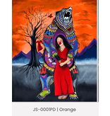 Ganawenda Panel - Orange