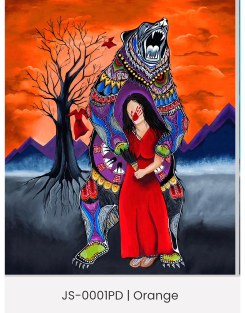 Ganawenda Panel - Orange