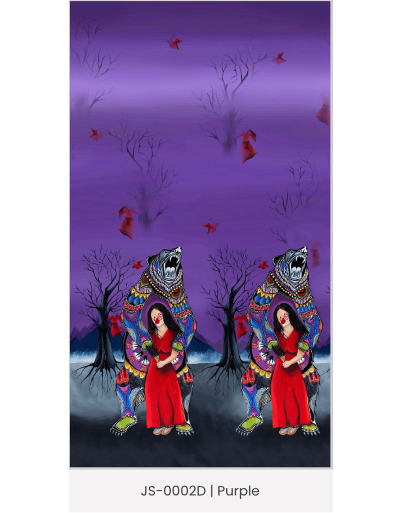 Ganawenda - Single Border - Purple