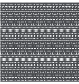 Camelot Fabrics Woodland Wonders-Aztec Woodland Symbols-Charcoal