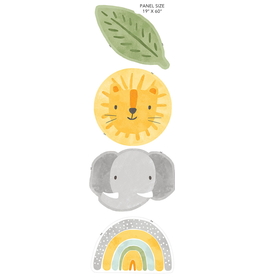 Northcott Sunny Safari - Pillow Panel - Minky