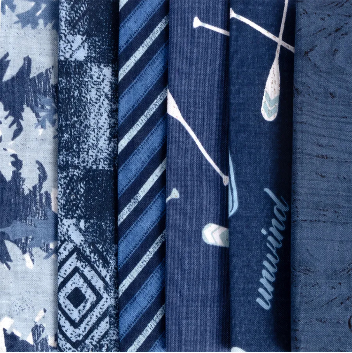 Close up of some of the collections prints