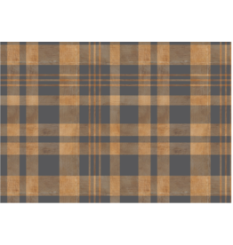 Camelot Fabrics Crafted Cabin - Cabin Plaid - Grey