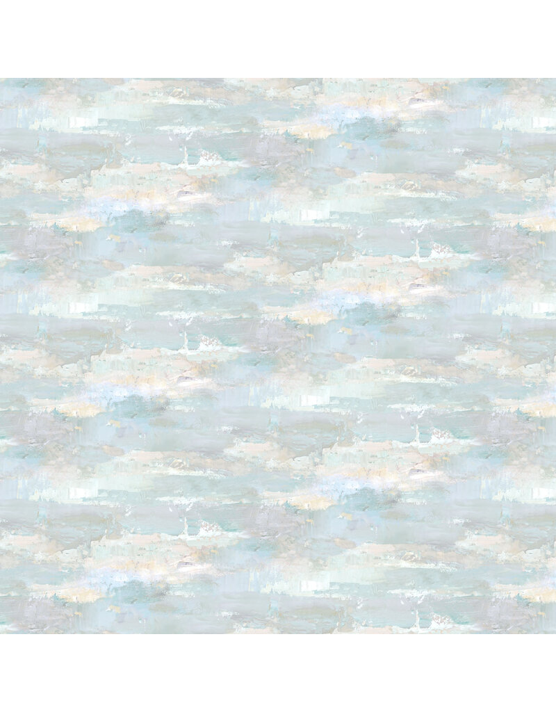 Northcott First Snow - Brush Strokes - Pale Blue DP28096-40