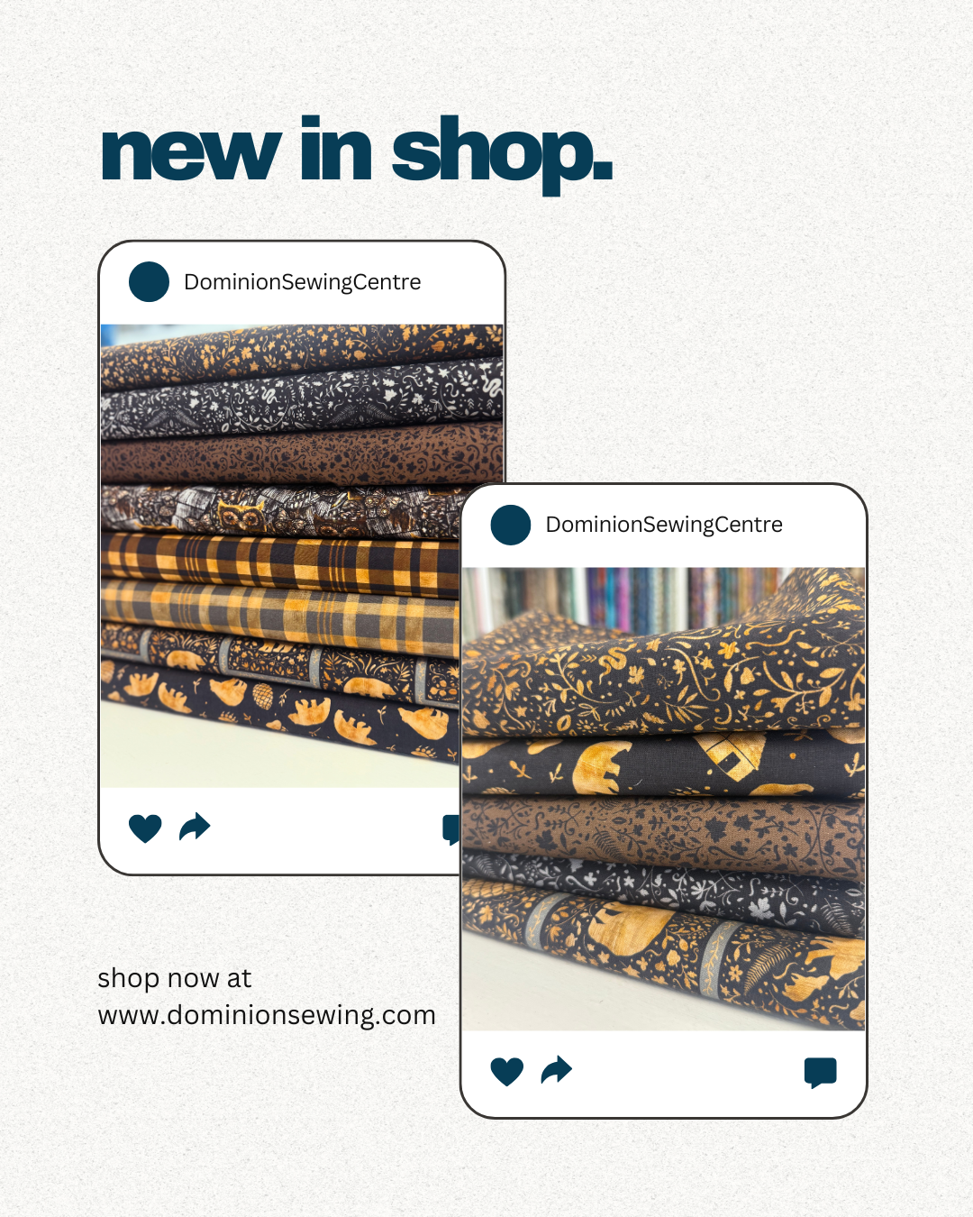 Welcome the Warmth: New Crafted Cabin Fabrics by Calemot Are Here!