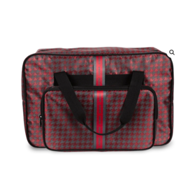 Sewing Machine Tote - Red Check