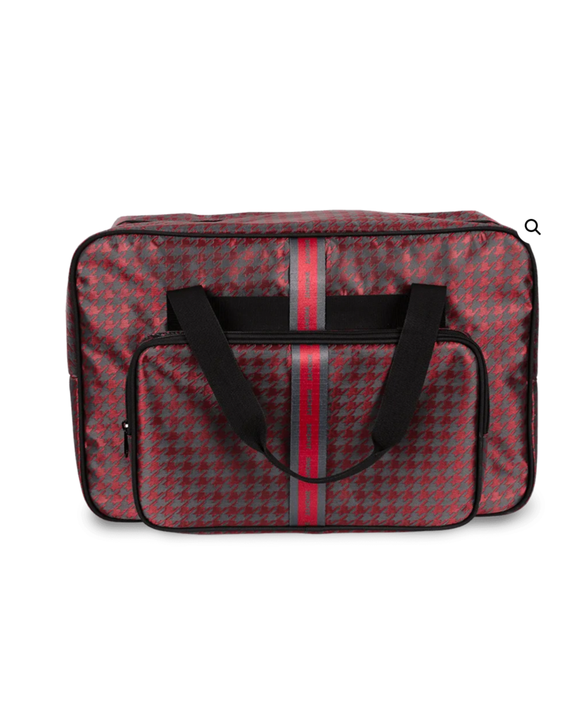 Sewing Machine Tote - Red Check