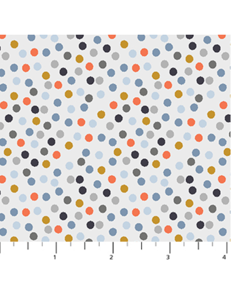 Fossil Folks - Dots - White