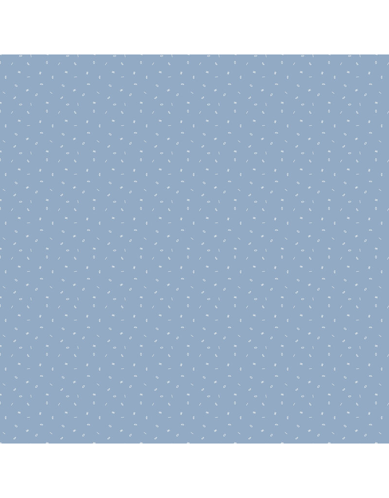 Fossil Folks - Letters - Blue