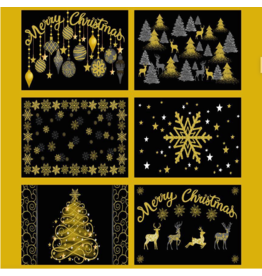 Timeless Treasures Merry Christmas - Placemats Panel