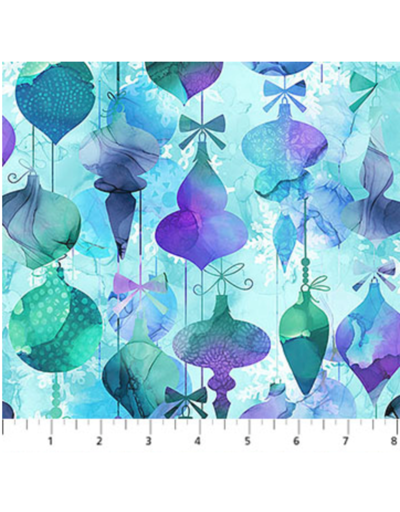 Northcott Midwinter Magic - Baubles