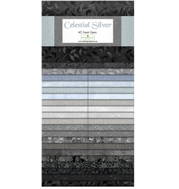 Wilmington Prints Celestial Silver - 40 Karat Gems