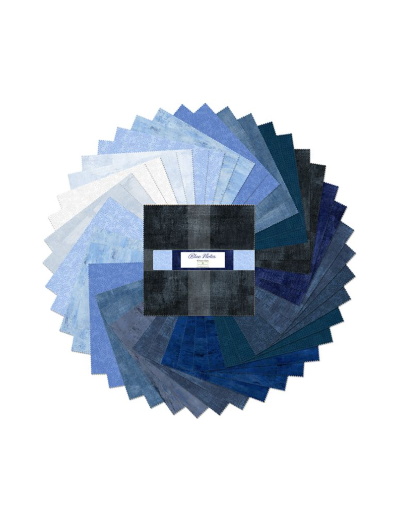 Wilmington Prints Blue Notes - 10 Karat Gems