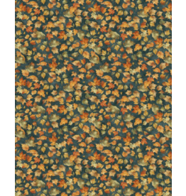 Wilmington Prints Glorious Fall - Leaves Blue  (478)